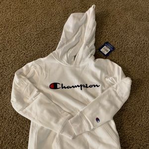 Champions white sweatshirt